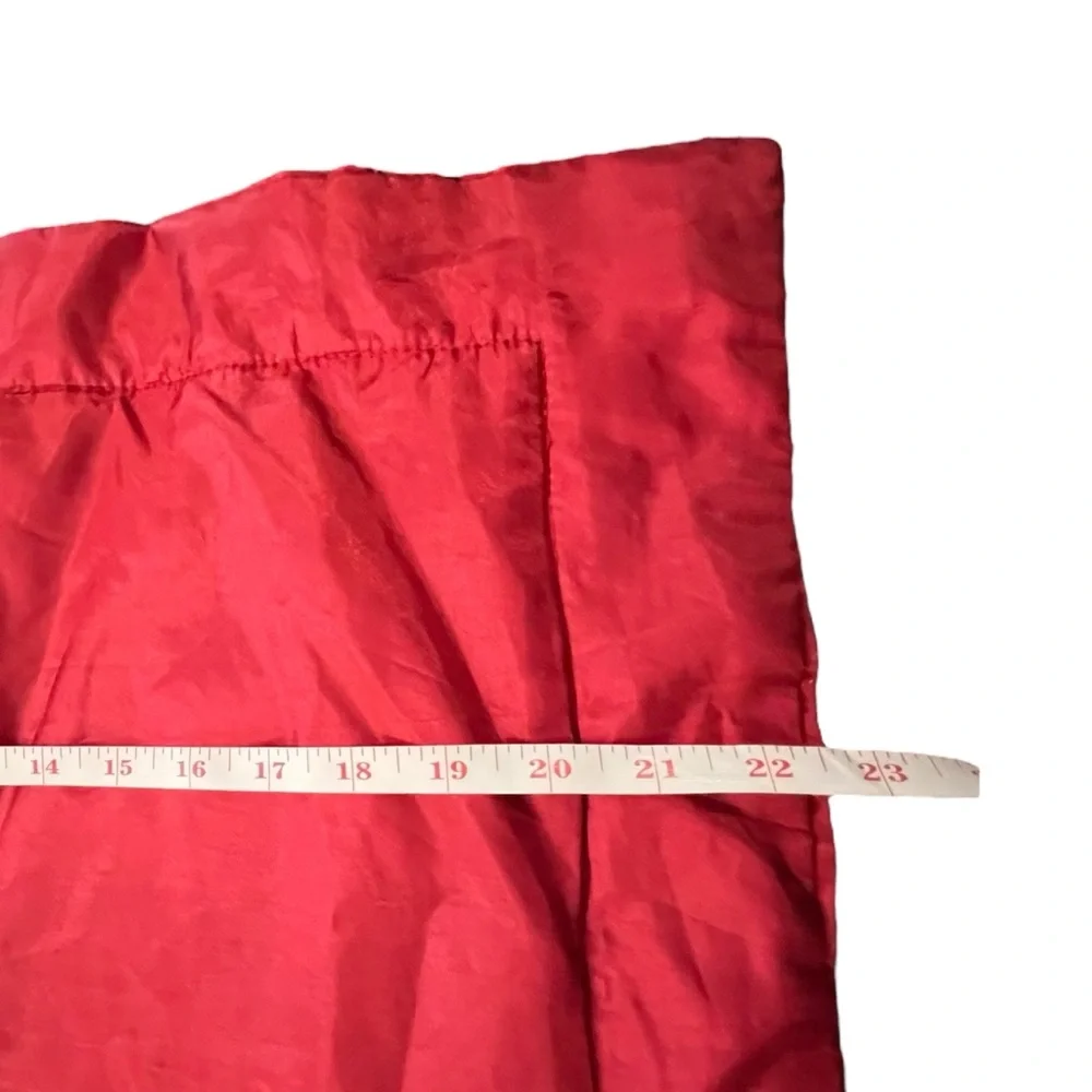 N/A red satin